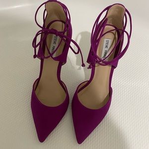 Brand New | Steve Madden heel | Purple Nubuck | 3-1/2 inch heel